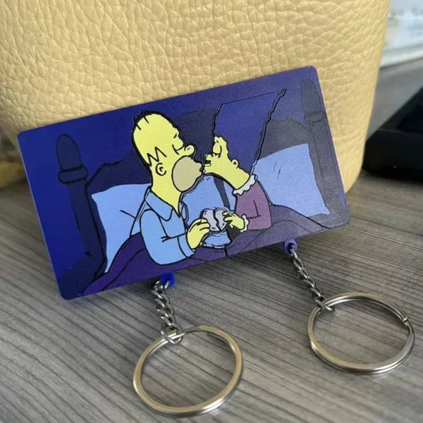 Gifts For Couple Keychain Holder 03acxx130824-Homacus