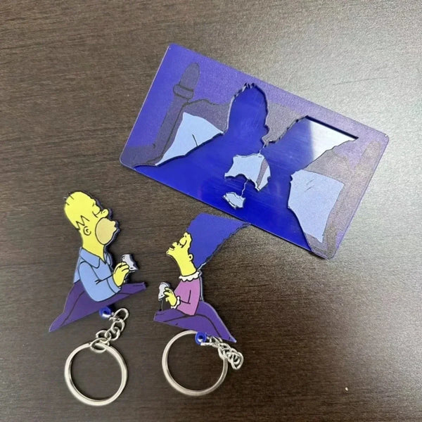 Gifts For Couple Keychain Holder 03acxx130824-Homacus