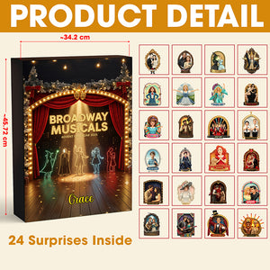 Personalized Gifts For Musical Lovers Christmas Advent Calendar Blind Box 01namg231025-Homacus