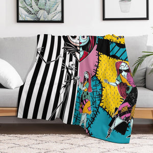 Spooky Soulmates Forever Blanket - Halloween Gifts For Horror Couples 73laxx180725-Homacus