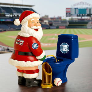 Santa’s Funny Rivalry Christmas Acrylic Plaque - Personalized Gifts For Fans 01HUDT131025-Homacus