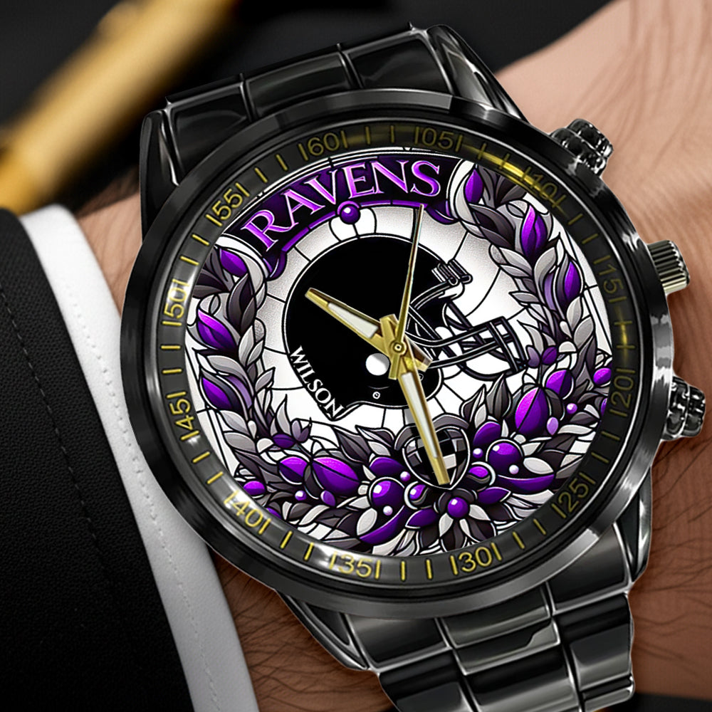 Football Team Men's Watch Personalized Gifts For Football Lovers 01HUDT150725-Homacus