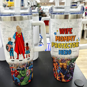 Hero Dad Tumbler Personalized Gifts For Father's Day 04HUMH090424PA-Homacus