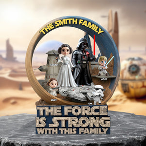 Family Galactic Troop Acrylic Plaque Personalized Gifts For Family 03qhtn210525-Homacus