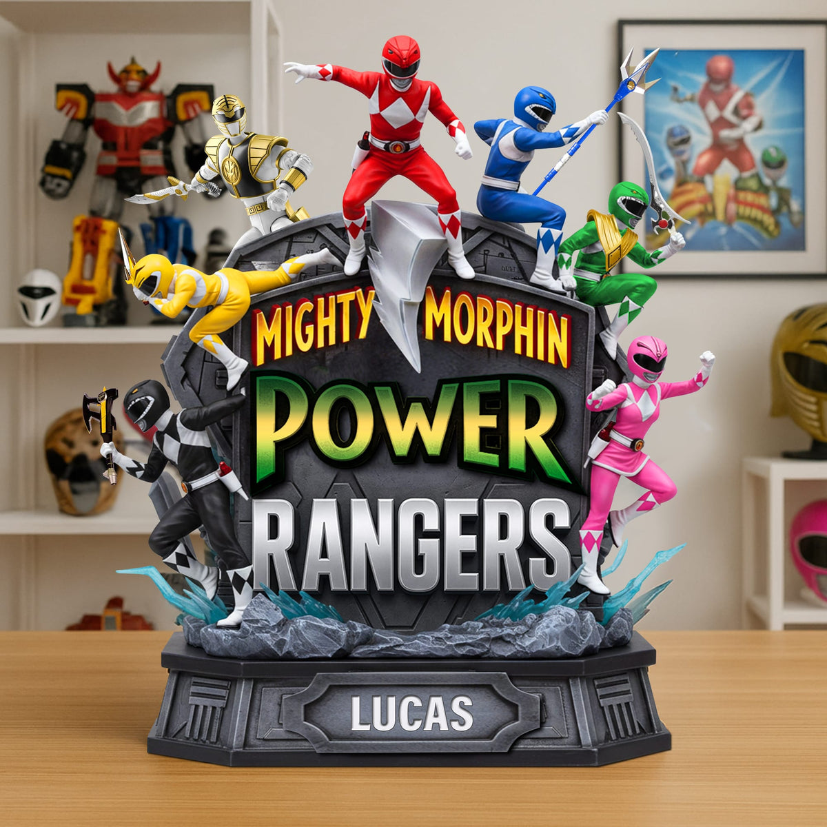 Power Squad Plaque - Personalized Gifts For Movie Fans 01qhtn060625-Homacus