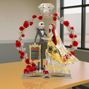 Personalized Anniversary Gifts For Nightmare Couple Acrylic Plaque 01tgtn230625-Homacus