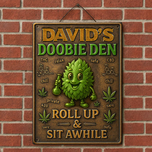 Green Stuff Metal Sign - Personalized Gifts For Smokers 02totn290525-Homacus
