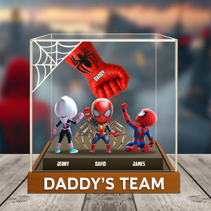 Dad Team Plaque - Personalized Christmas Decor Gifts For Dad 03natn190525-Homacus