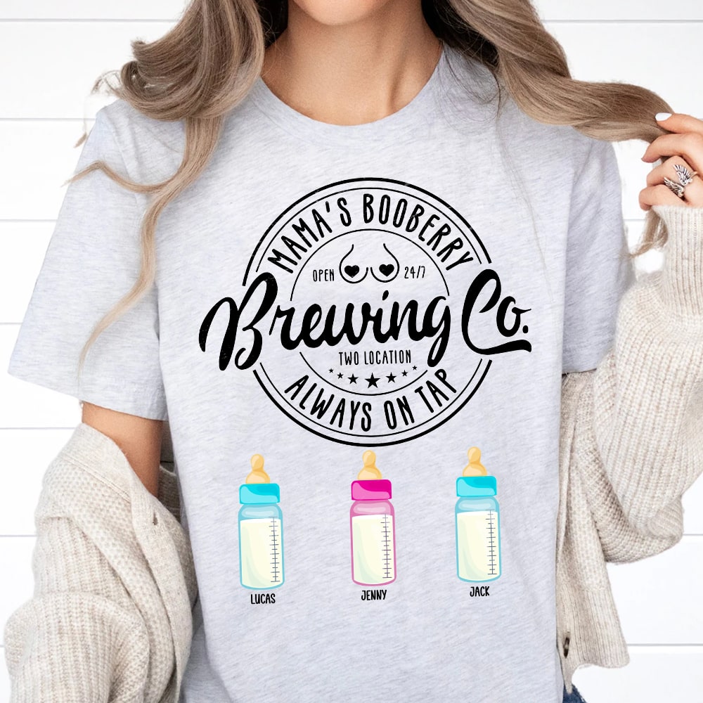 Personalized Gifts For Mom Shirt 01ohtn190325 Mama's Booberry - Always On Tap-Homacus