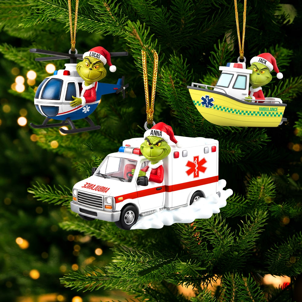 Badass Paramedic Christmas Ornament, Personalized Gifts For Paramedic 01qhtn130925-Homacus