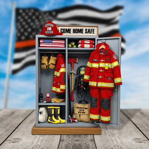 Firefighter Personal Locker Plaque - Personalized Christmas Gifts For Firefighter 06qhtn290525-Homacus