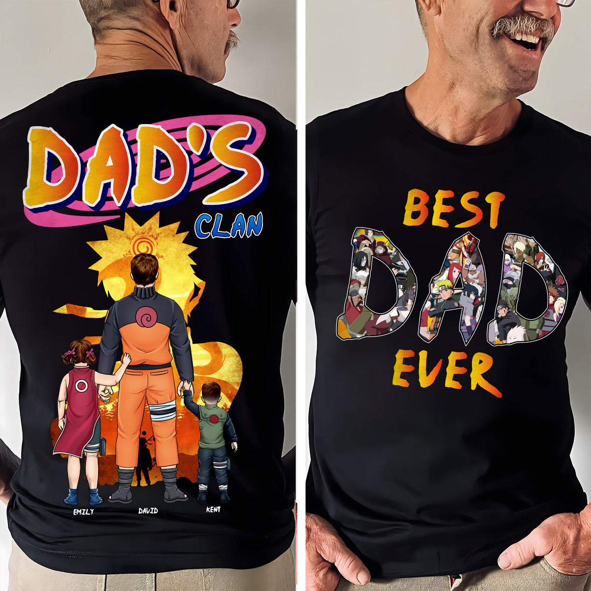 Personalized Holiday Shirt For Dad – Father And Kids Edition 02qhqn020524pa-Homacus