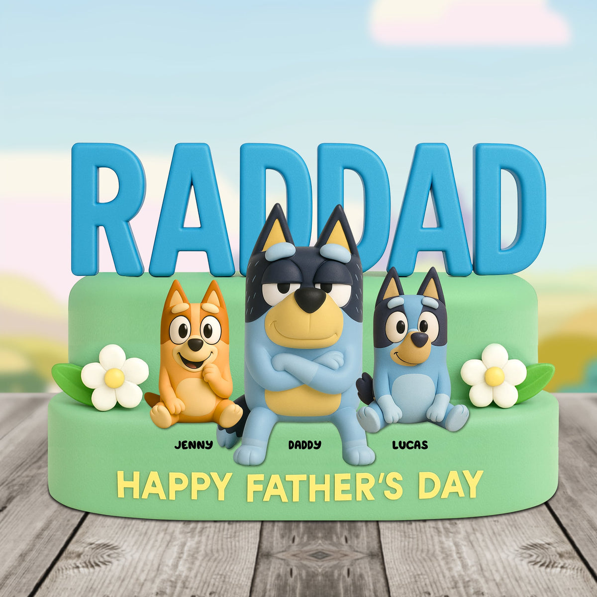 Rad Dad Plaque Personalized Gifts For Dad 05natn120525-Homacus