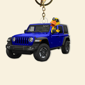 Happy Ducks Keychain - Personalized Gifts For Off-road Lovers 01qhqn281224-Homacus
