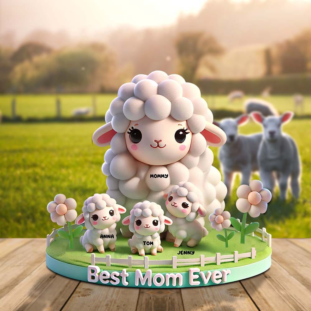 Personalized Gifts For Mom Plaque 04katn030425 Best Mom Ever-Homacus