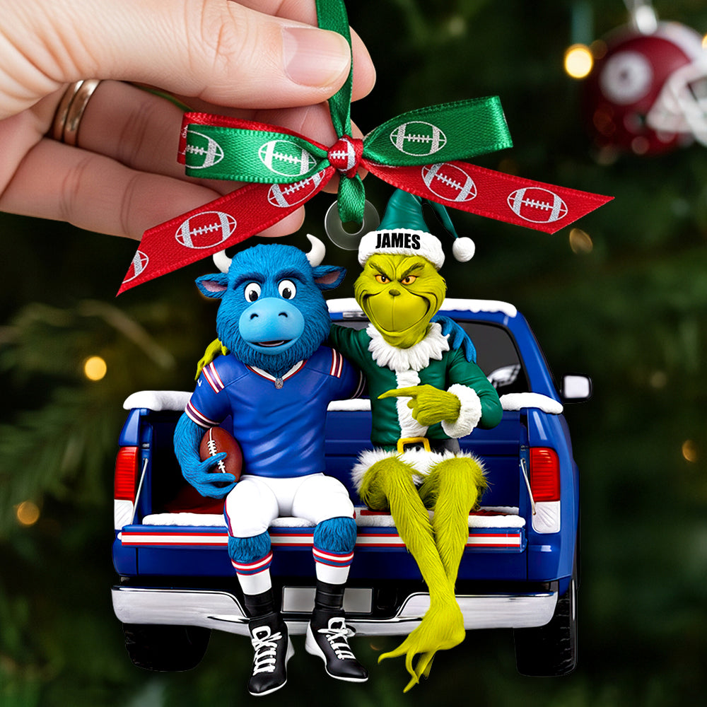 American Football Mascot Ornament - Personalized Gifts For Football Lovers 02ohdt100925-Homacus