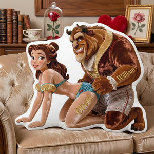 Funny Couple Pillow - Personalized Gifts For Couple 06TGDT161225-Homacus