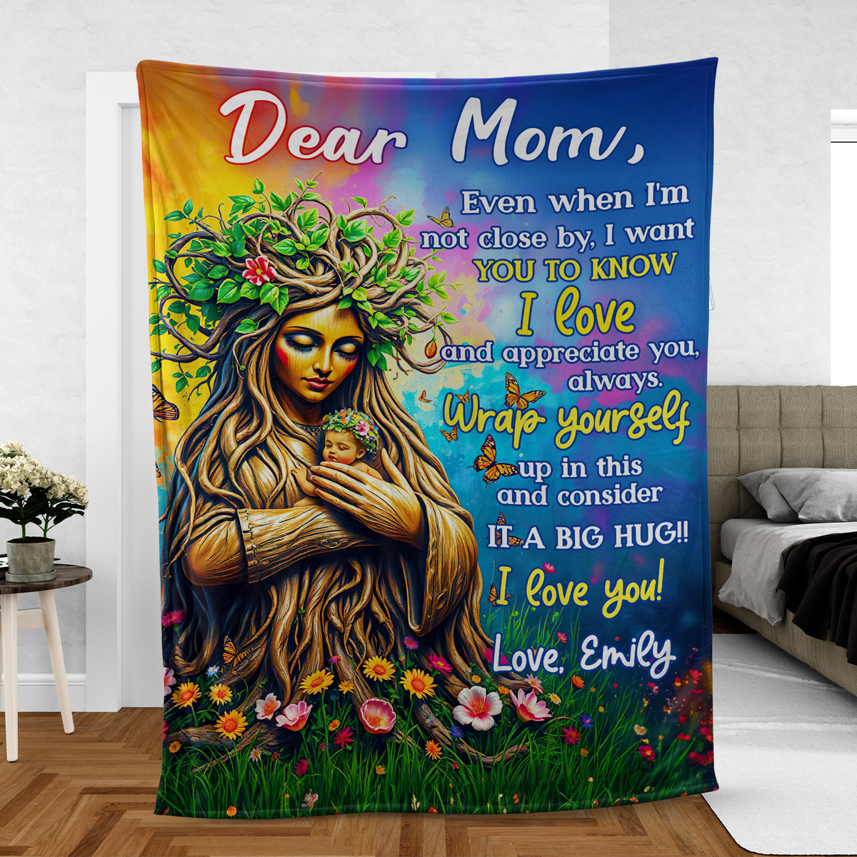Personalized Gifts For Mom Blanket 04hupu170225 Consider It A Big Hug-Homacus