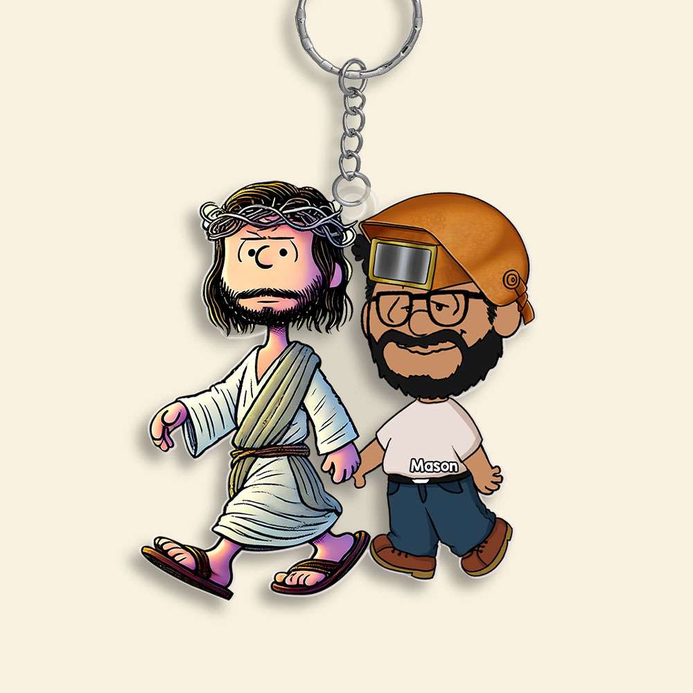 Personalized Gifts For Christian Keychain Custom Job 04OHMH200125HG-Homacus