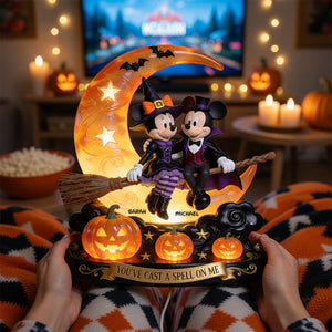 Couple Halloween Acrylic Light Box Personalized Gifts For Couple 06PGDT010826-Homacus