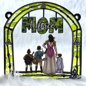 Personalized Gifts For Mom Window Hanging Suncatcher Ornament 03ohpu150225hg-Homacus
