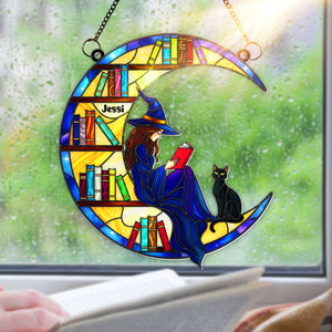 Dreamy Chapters Suncatcher Ornament - Personalized Gifts For Book Lovers 04NALU250625-Homacus