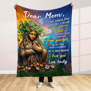 Personalized Gifts For Mom Blanket 04hupu170225 Consider It A Big Hug-Homacus