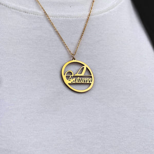 Personalized Stylish Name & Initial Necklace 42-Homacus