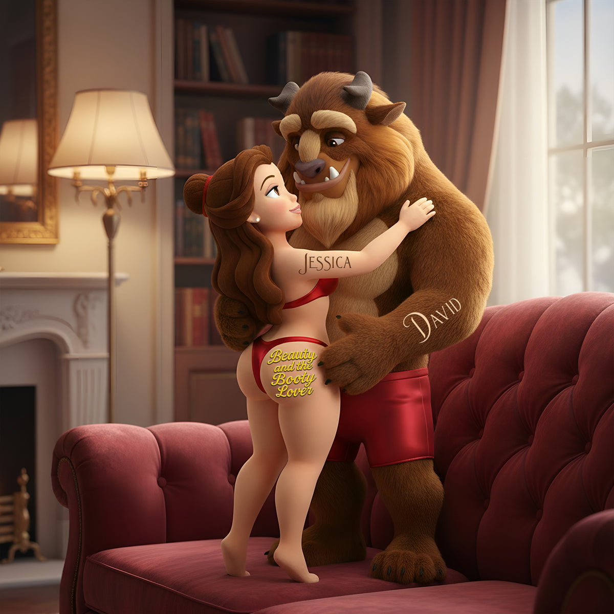 Sweetheart Duo Shaped Pillow - Personalized Gift For Couples 09NALU271125-Homacus