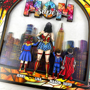 Personalized Gifts For Mom Suncatcher Ornament 03OHMH130225PA-Homacus