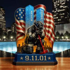 911 Memorial Acrylic Plaque - Personalized Gifts For Memorial 03TOLU300725-Homacus