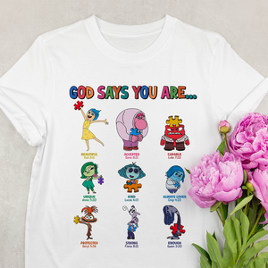 Gifts For Autistics Shirt 02hutn240225 God Say You're Beautiful, Strong And Unique-Homacus
