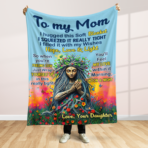 Personalized Gifts For Mom Blanket 05hupu170225 Feel My Love Within It-Homacus