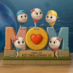 Mom Plaque- Personalized Gift For Mother 05OHLU160425-Homacus