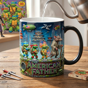 American Tactical Dad Squad Magic Mug, Personalized Gifts For Dads 04qhtn180526-Homacus