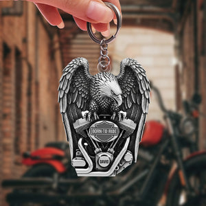 Fierce Motorcycle Engine Keychain - Personalized Gifts For Bikers 04qhtn120625-Homacus