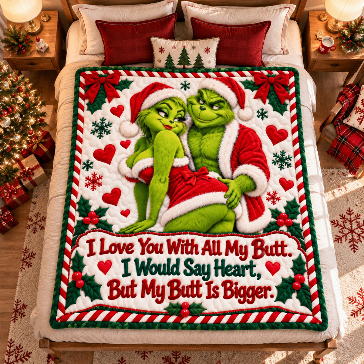 Playful Touch Couple Blanket - Personalized Gift For Couples 07OHLU021026
