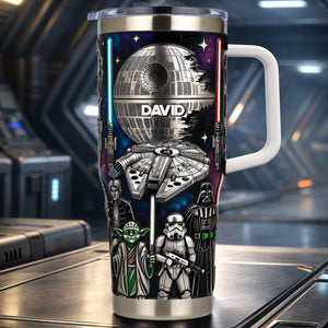 Futuristic Space Warrior Tumbler - Personalized Gifts 03ohlu050326-Homacus