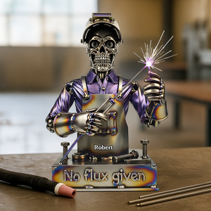 Badass Welder Skull Acrylic Plaque - Personalized Gifts For Welder 03QHPU100625-Homacus