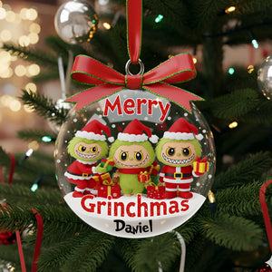 Cute Xmas Monster Personalized Gifts For Chrismas Ornament 01pglu270925-Homacus