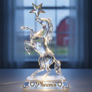 Charming Horse Rear Up Light Box - Personalized Gifts For Horse Lovers 01qhqn251225-Homacus