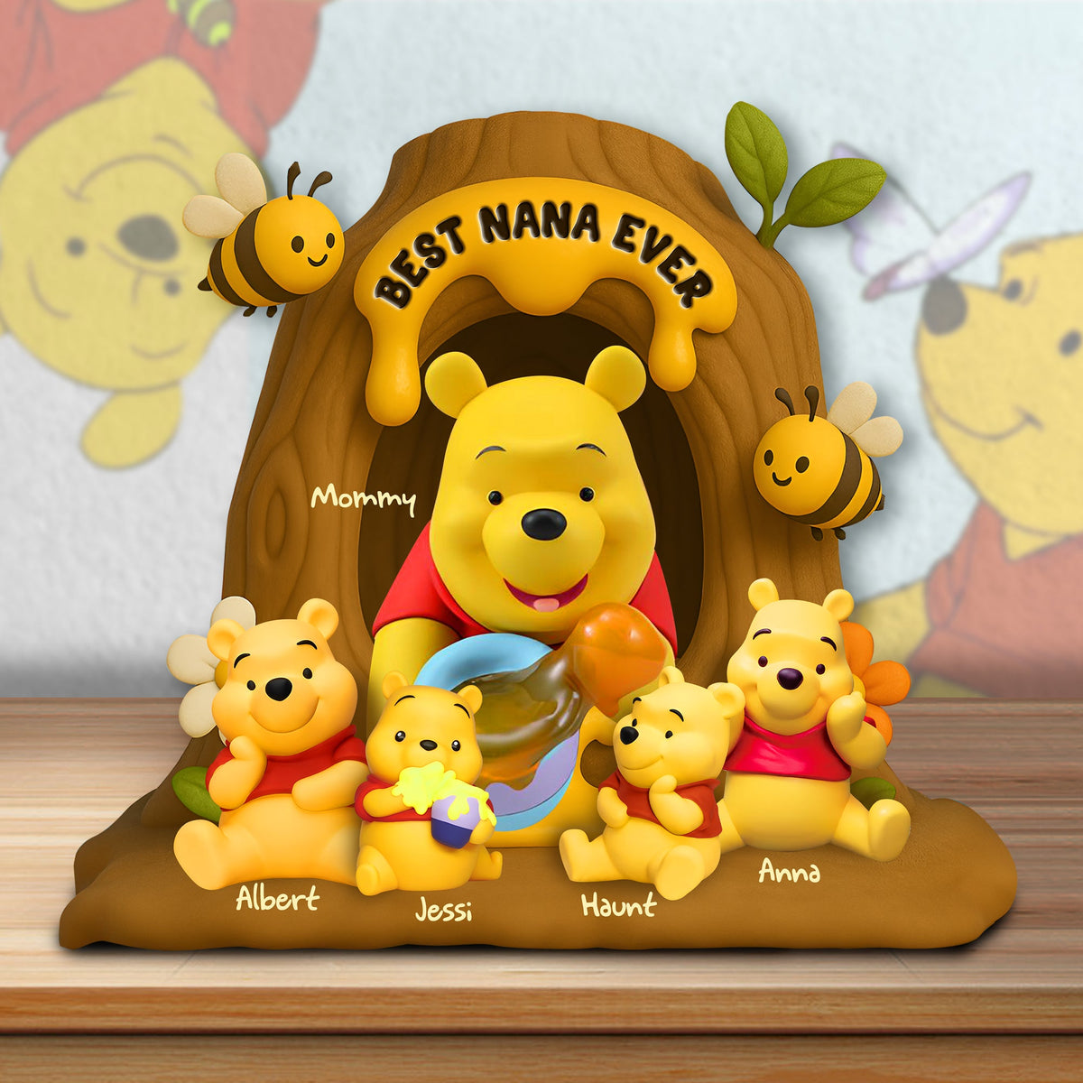 Personalized Gifts For Mom Plaque Best Mama Ever 04ohlu080425-Homacus