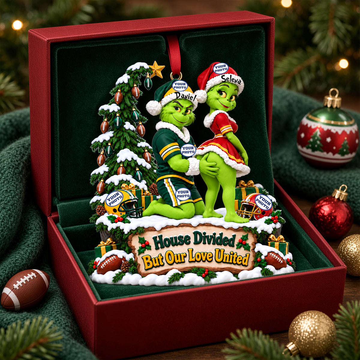 Naughty Couple Christmas Ornament - Personalized Gifts For Sports Loving Couple 05ohlu051026-Homacus