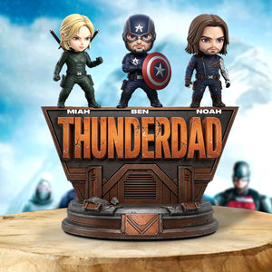 Thunder Daddy Acrylic Plaque Personalized Gifts For Dad 01QHDT080525-Homacus