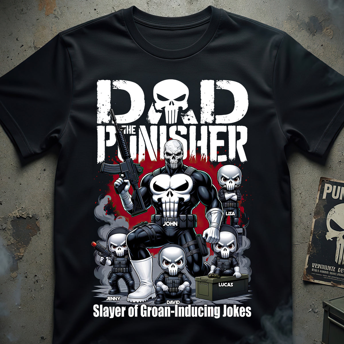Dad Clan Shirt Personalized Gifts For Father 01HUDT120526-Homacus