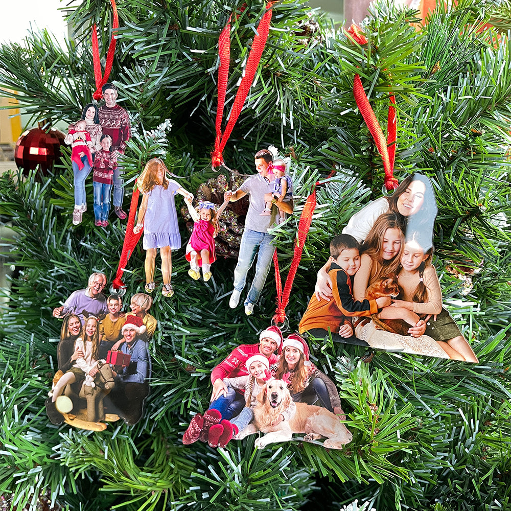 Custom Photo Gifts for Family Ornament 175acvp140924-Homacus