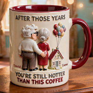 Funny Old Couple Accent Mug - Personalized Gifts For Couple 04PGDT030226-Homacus