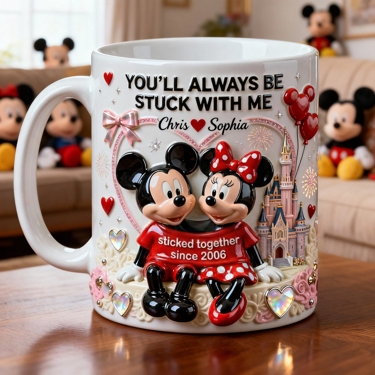 Cute Couple In Shirt Coffee Mug, Personalized Gifts For Couple 02qhlu210126-Homacus