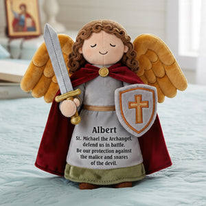 Angel of Protection Pillow – Personalized Gifts For Christians 04naqn301225-Homacus