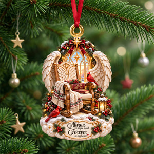 Angel Wings Memorial Ornament - Personalized Gifts For Remember Christmas Ornament 09TODH161026-Homacus